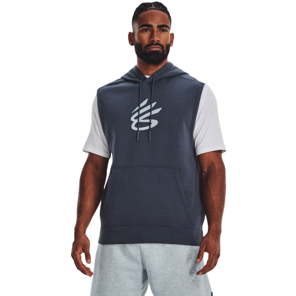 CURRY FLEECE SLVLS HOODIE