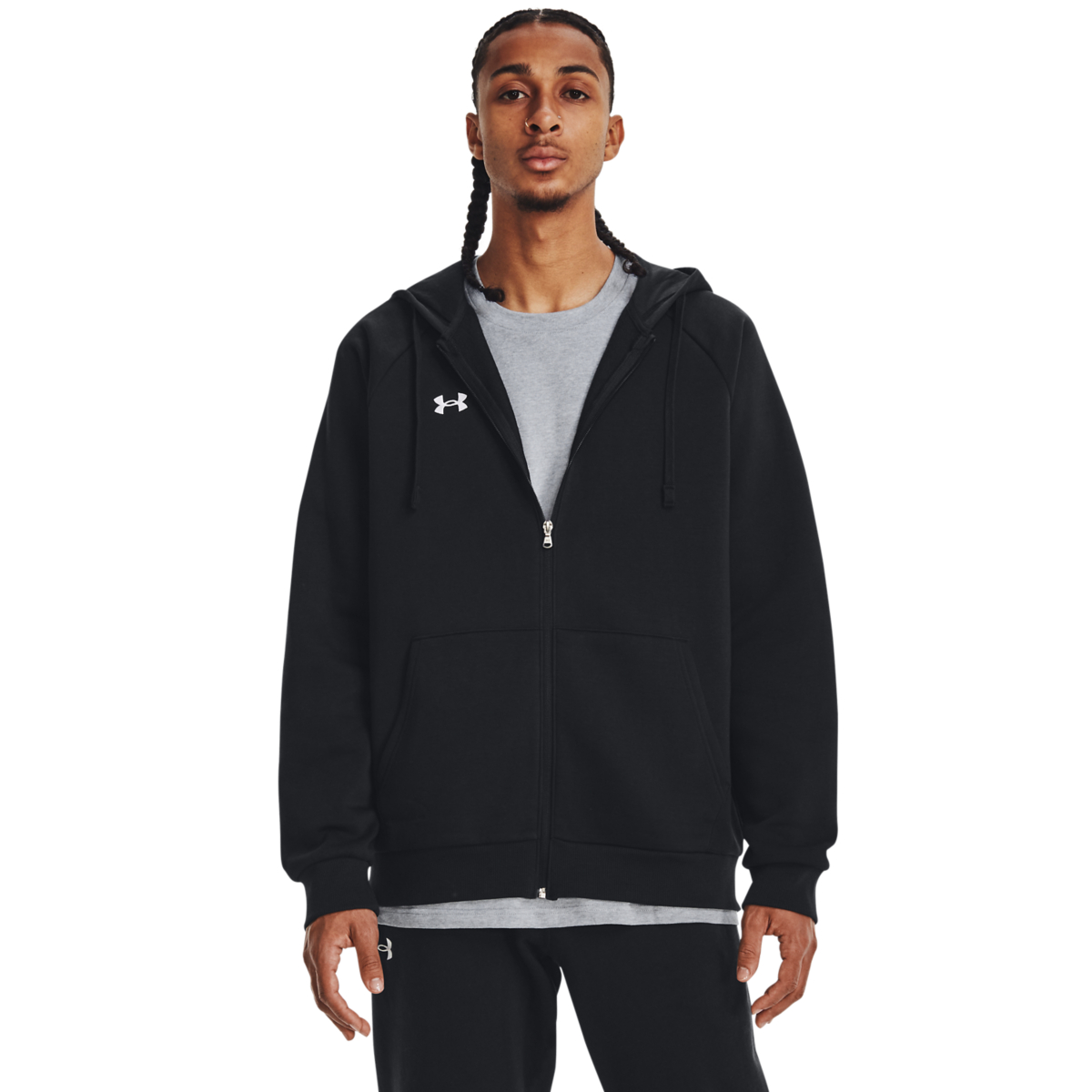UA RIVAL FLEECE FZ HOODIE