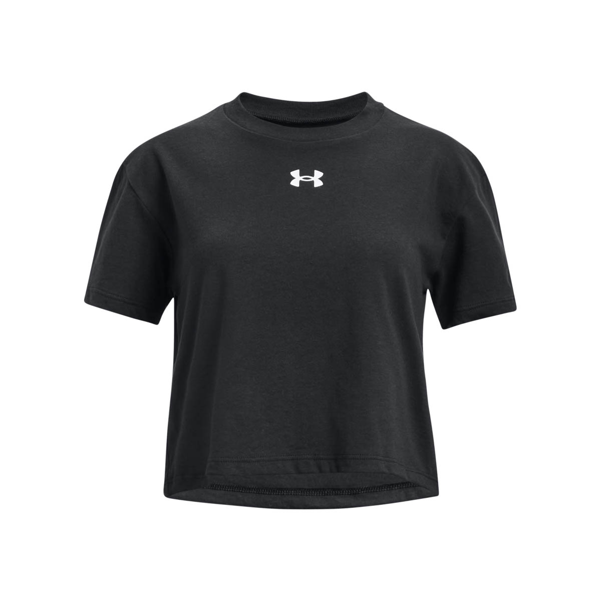 UA CROP SPORTSTYLE LOGO SS