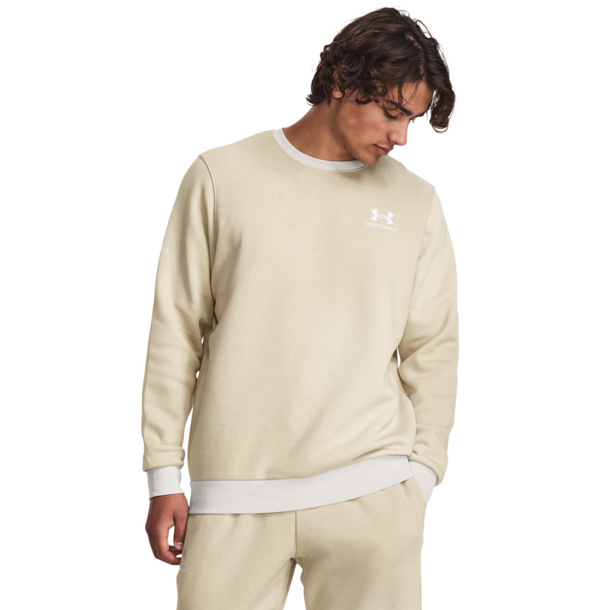 UA ESSENTIAL FLC NOVELTY CRW