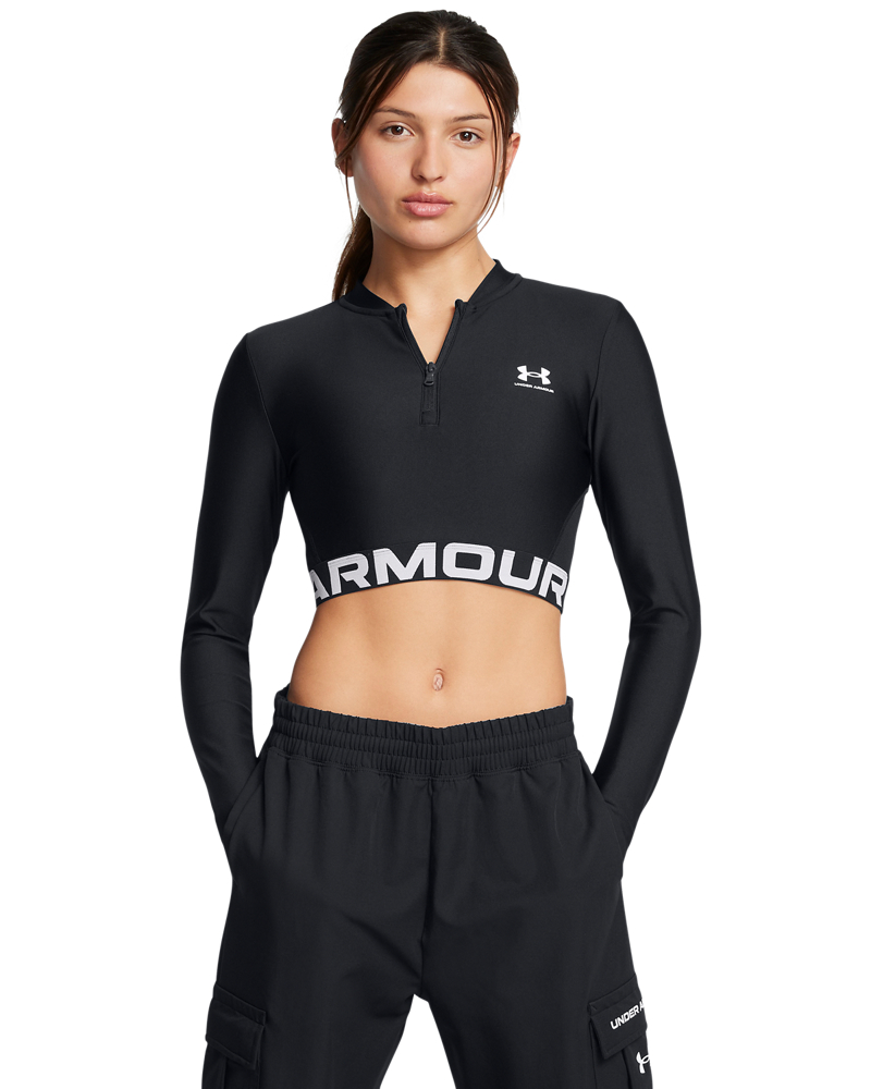 HEATGEAR RIB 1/4 ZIP LS