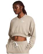 Women's UA Rival Terry Oversized Crop Crew Long Sleeve 