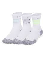 UA ArmourDry® Run Cushion Unisex 3-Pack Mid-Crew Socks 