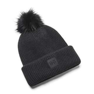 Women's UA Halftime Ribbed Pom Beanie 