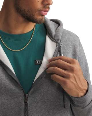 UA Essential Fleece Fz Hood 