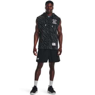 Men's Project Rock Rival Fleece Sleeveless Printed Full-Zip Hoodie