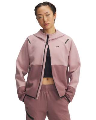 Women's UA Unstoppable Fleece Long Sleeve Full-Zip Jacket 