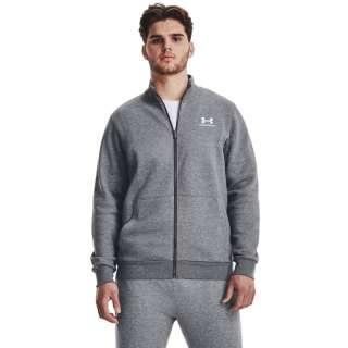 Men's UA Essential Fleece Track Long Sleeve Jacket 