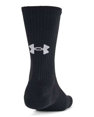 UA Training Cotton Unisex 3-Pack Crew Socks 