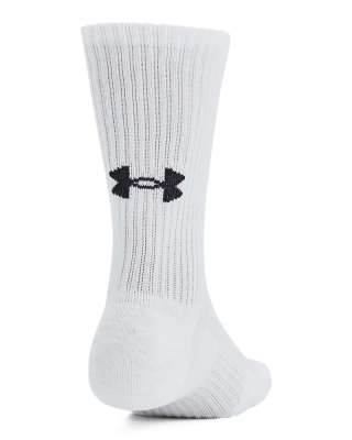 UA Training Cotton Unisex 3-Pack Crew Socks 