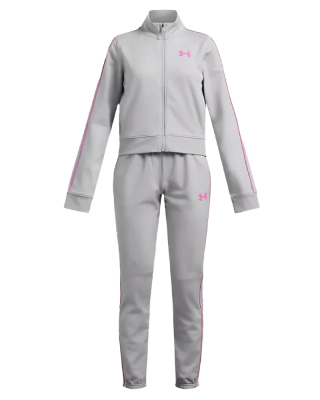 UA Icon Knit Girls' Crop Tracksuit 