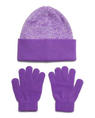 Girls' UA Beanie/Glove Combo