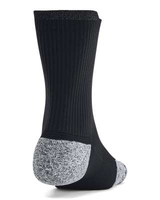 UA ArmourDry® Run Cushion Unisex 3-Pack Mid-Crew Socks 
