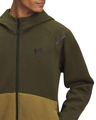 Men's UA Unstoppable Fleece Full-Zip Long Sleeve Hoodie