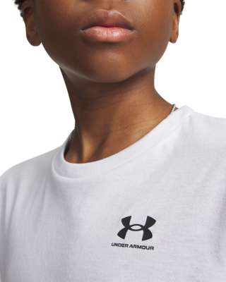 Boys' UA Sportstyle Left Chest Short Sleeve 