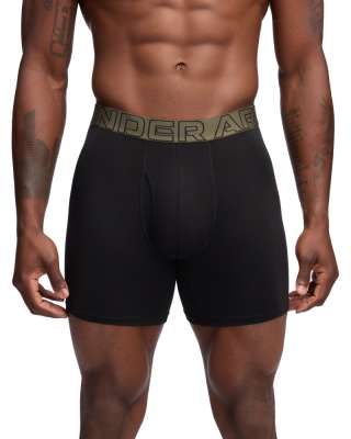 UA Performance Cotton - Solid 6 IN 3PK 