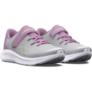 Girls' Pre-School UA Pursuit 3 AC Big Logo Running Shoes 