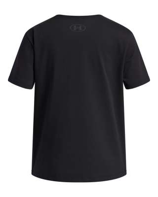 UA Rival Shimmer Girls' Short Sleeve