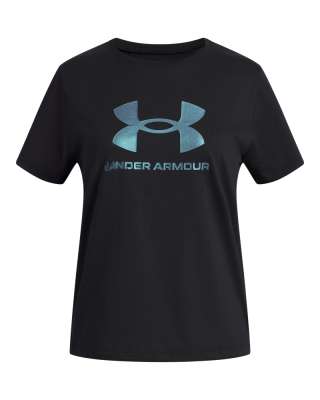 UA Rival Shimmer Girls' Short Sleeve