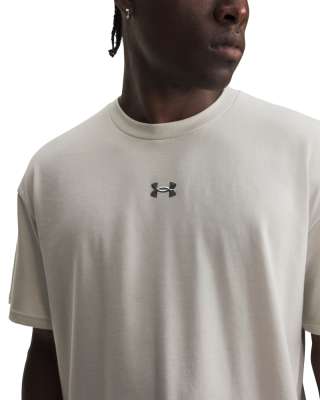 UA M Hwt Metal Logo SS 