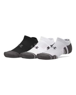 UA Performance Tech Unisex 3-Pack No Show Socks 