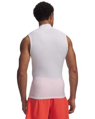 UA HG Elite Sleeveless Mock 
