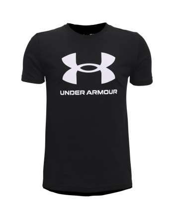 Boys' UA Sportstyle Logo Short Sleeve 