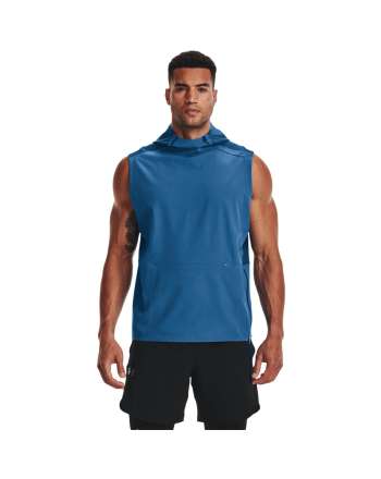 Men's UA RUSH™ Woven Hooded Vest T-Shirt 