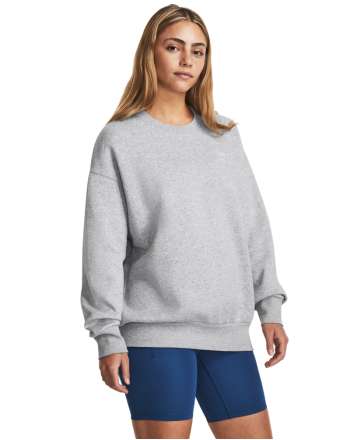 Women's UA Essential Fleece Oversized Crew Long Sleeve 