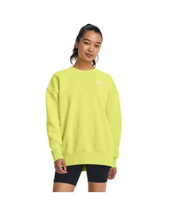 Women's UA Essential Fleece Oversized Crew Long Sleeve 