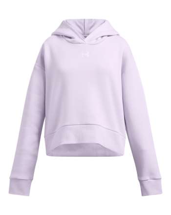 Girls' UA Rival Fleece Crop Hoodie 