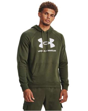 Men's UA Rival Fleece Logo Hoodie Long Sleeve 