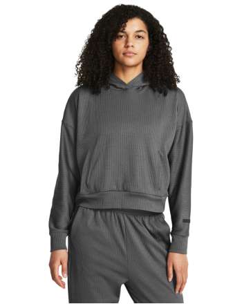 Women's UA Journey Rib Oversized Long Sleeve Hoodie 