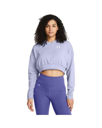 Women's UA Rival Terry Oversized Crop Crew Long Sleeve 
