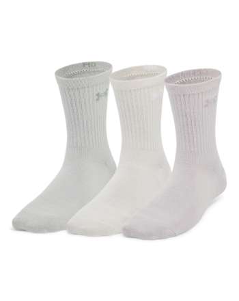 UA Essential Women's 3-Pack Mid Crew Socks 