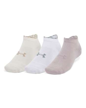 UA Essential 3-Pack No- Show Socks 