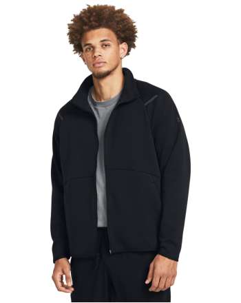 Men's UA Unstoppable Fleece Track Long Sleeve Jacket 