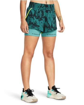 Women's Project Rock Leg Day Flex Printed Shorts 