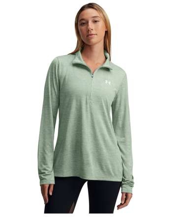 Women's UA Tech™ Twist ½ Zip long sleeve 