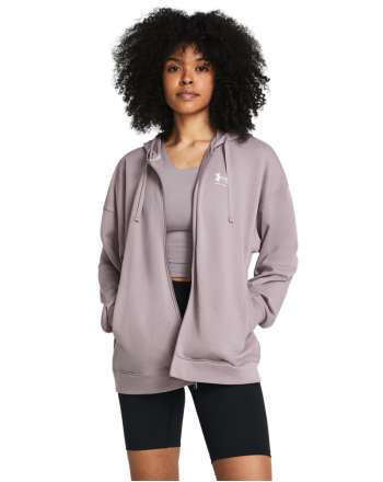 Women's UA Rival Terry Oversized Long Sleeve Full-Zip Hoodie 