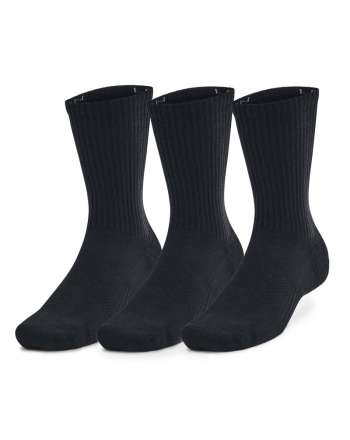 UA Training Cotton Unisex 3-Pack Crew Socks 
