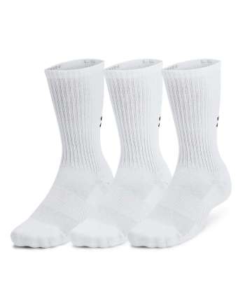 UA Training Cotton Unisex 3-Pack Crew Socks 