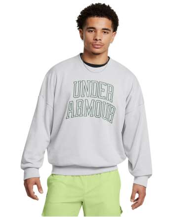 Men's UA Icon Heavyweight Terry Oversized Crew Long Sleeve 