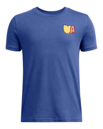 Boys' UA BTS Cartoon Letters Short Sleeve T-Shirt 