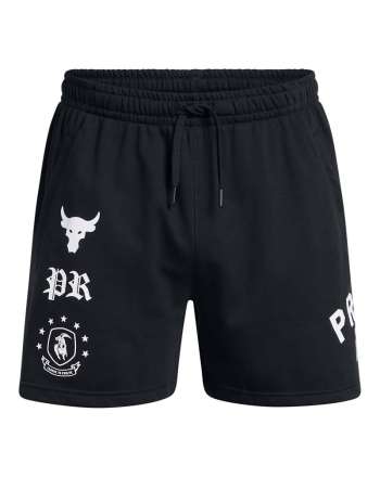 Men's Project Rock Terry Fleece Badge Of Honor Shorts 