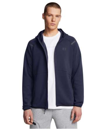 Men's UA Unstoppable Fleece Full-Zip Long Sleeve Hoodie 