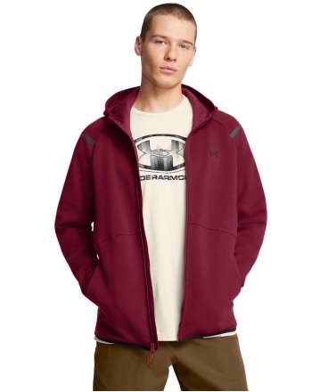 Men's UA Unstoppable Fleece Full-Zip Long Sleeve Hoodie 