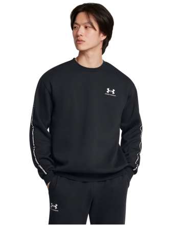 Men's UA Icon Fleece Taping Crew Long Sleeve 