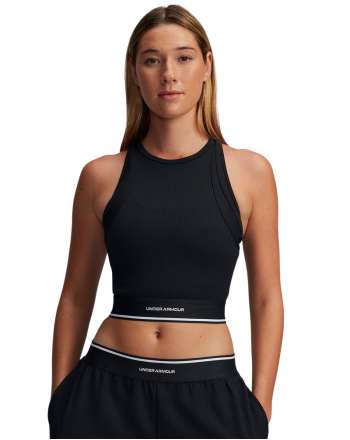 Women's UA Meridian Rib Branded T-shirt 