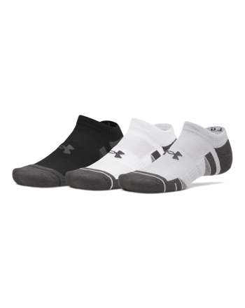 UA Performance Tech Unisex 3-Pack No Show Socks 